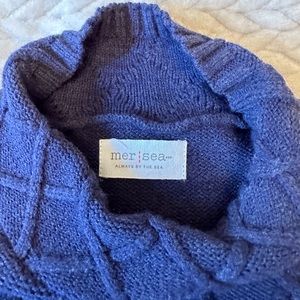 Mersea Lisbon travel sweater cadet blue OS fits all